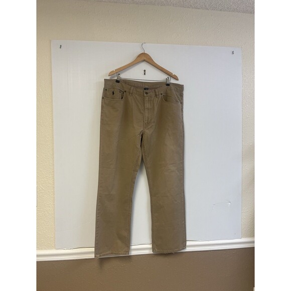 Polo Ralph Lauren Other - Polo Ralph Lauren Straight Relaxed Fit Pants Mens 40x 30Tan Khaki Mid Rise Chino